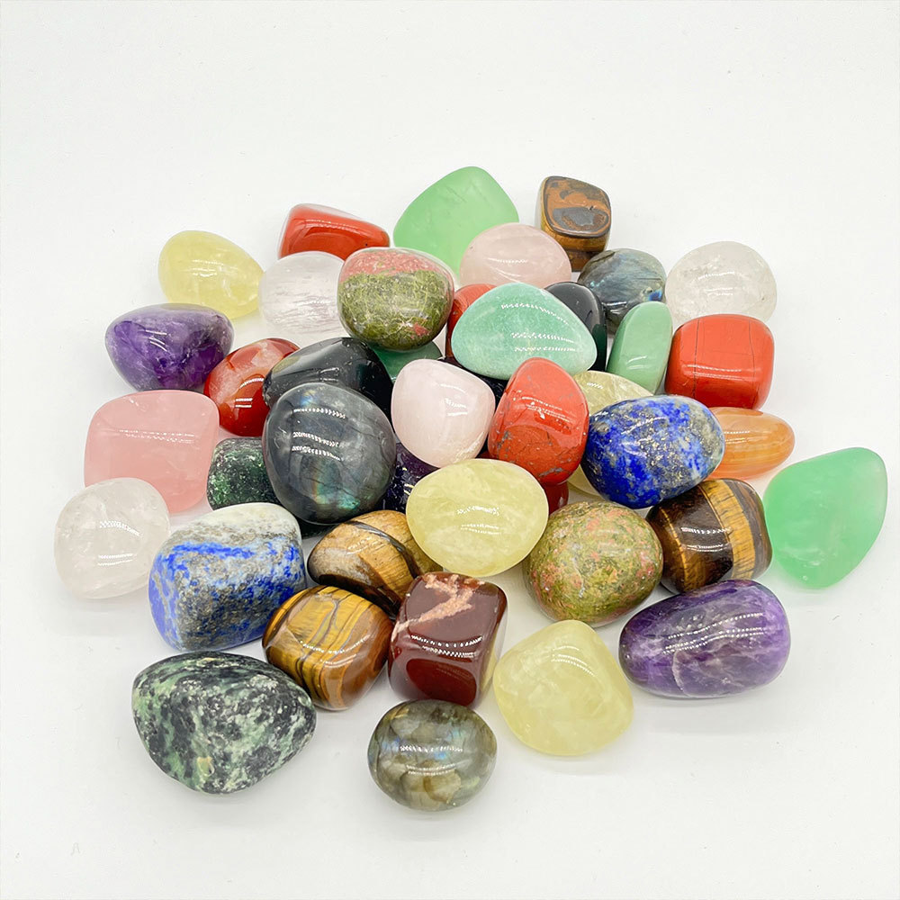 Polished Tumbled Stones And Healing Crystals Bulk Rocks Gem Stones for Tumbling Home Decoration Reiki Gifts Therapy Beginners