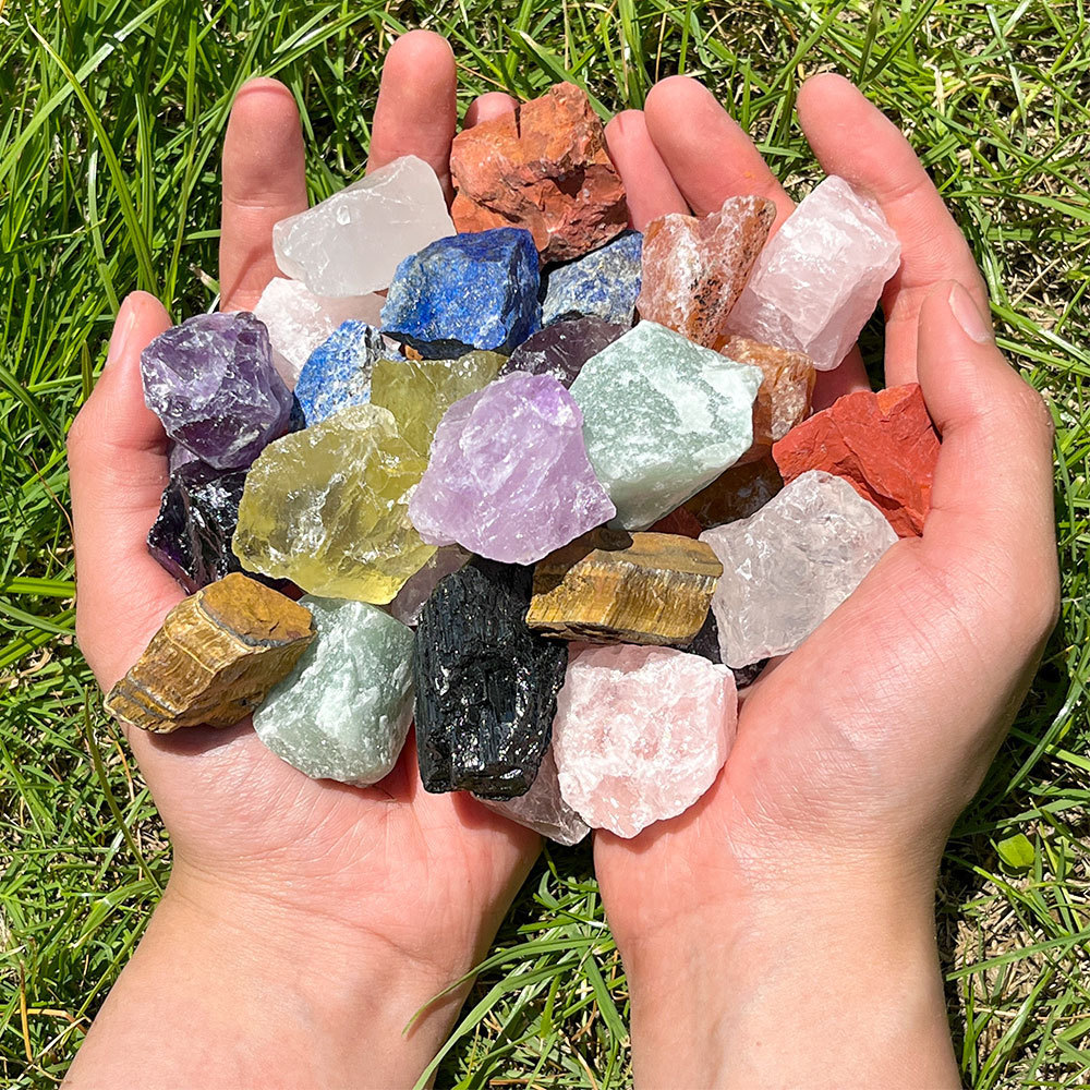 Bulk Rough Reiki Crystal Healing Stones Chakra Raw Stone Meditation Reiki Collection Aromatherapy Diffuse Essential Oil Stone