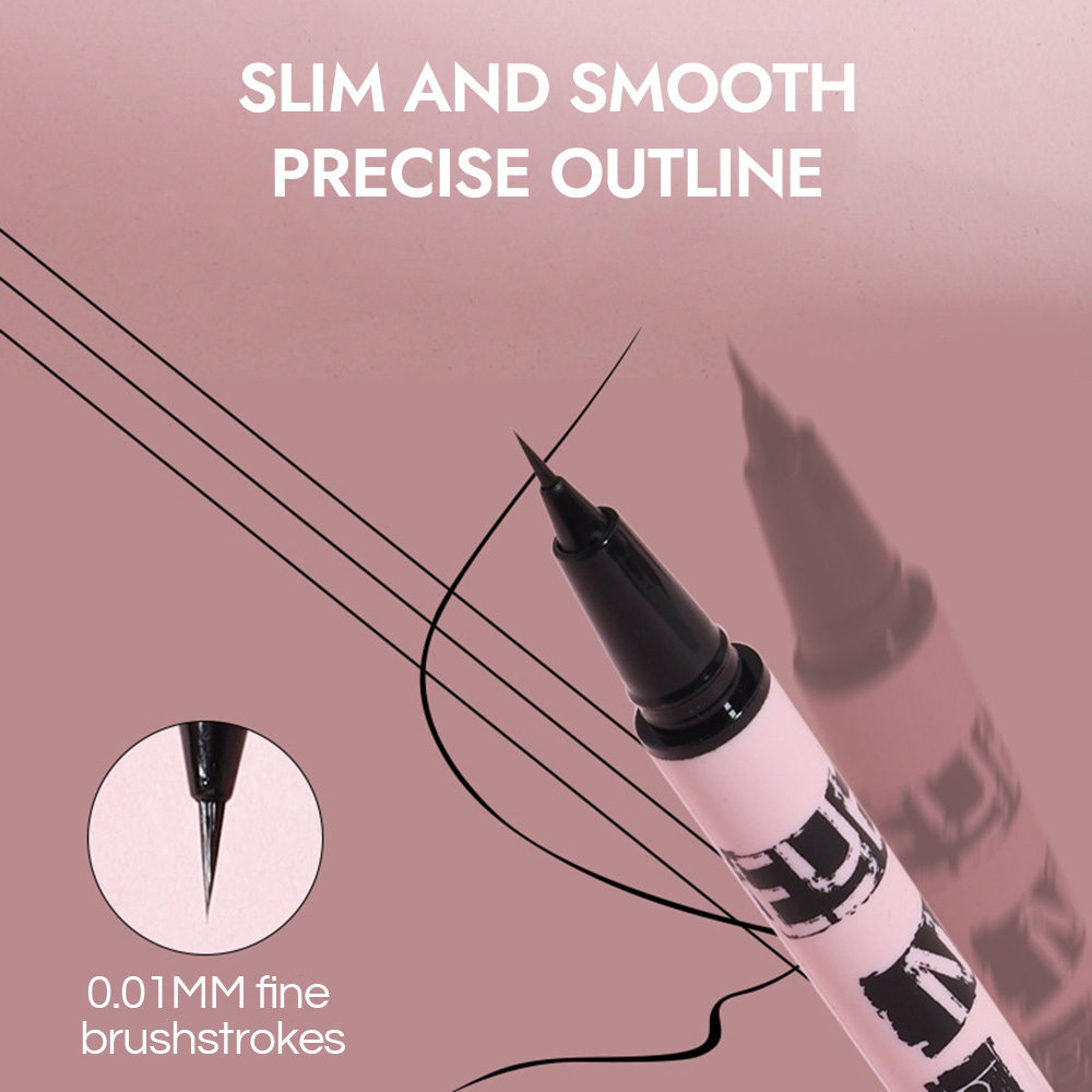 BIYA Slim Multi-Purpose Liquid Eyeliner Waterproof anti-sweat Non-smudging Instant dry Long-lasting Color Novice Eyeliner