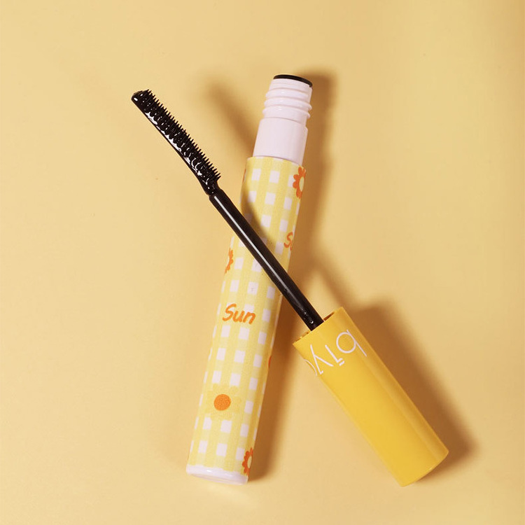 Biya Sun Flower Mascara Dense Curling Waterproof Anti-sweat not easy to smudge Long-lasting Fine Brush Head Flower Mascara