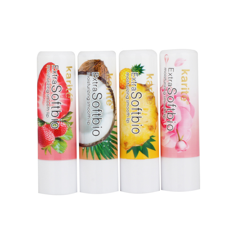 Kiss Beauty Lip Balm Organic Extra Soft Bio Deep Moisturizing Rose Pineapple Strawberry Coconut OEM Moisturizing Lip Balm