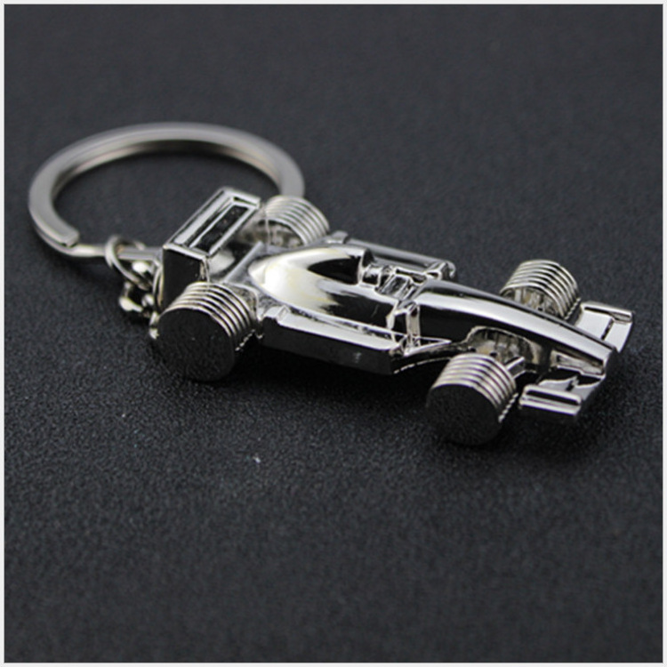 Lilangda 2023 F1 All-wheel Car Key Chain Personalized Car Pendant Gift Key Ring Gift Key Chain Sublimation Formula 1 Keychain