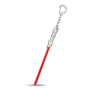 Lilangda Wholesale Cosplay Toys War keychain Star Metal Lightsaber Light Saber Telescopic Figure Toys Lightsaber Keychain