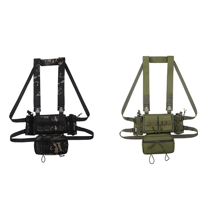 Factory wholesale plate carrier vest mag pouches chest rig