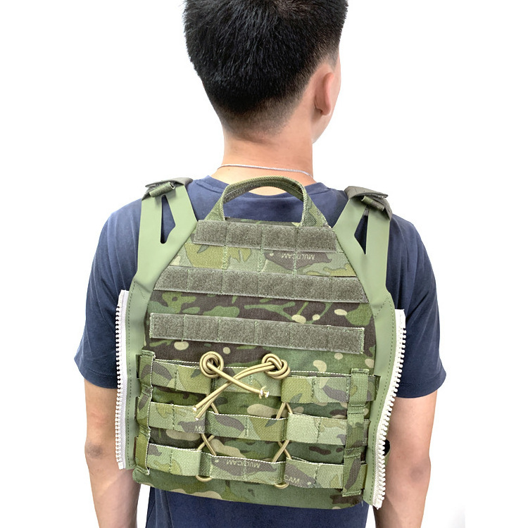 Custom Quick-break Tactical Vest Green Training Vest Comfortable Breathable CS Field vest