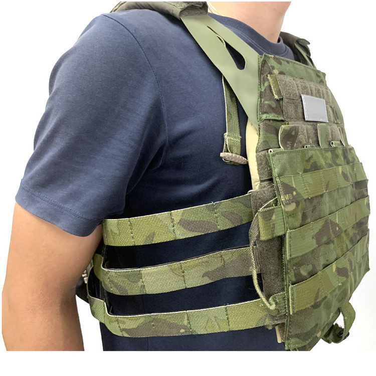 Custom Quick-break Tactical Vest Green Training Vest Comfortable Breathable CS Field vest