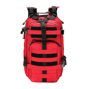 On Arrival in 3 Days Red Outdoor Molle Webbing Assaults Backpack Rucksack Pack Bug Out Tactical bag