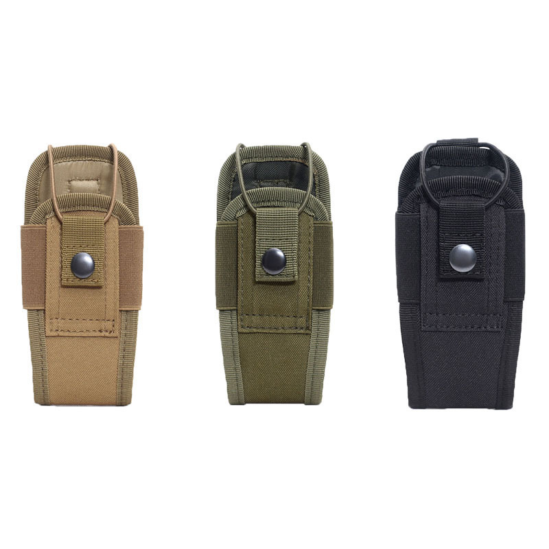 Molle Tactical Radio Walkie Talkie Holder Pouch Case for Duty Belt Intercom Bag Radio Holster