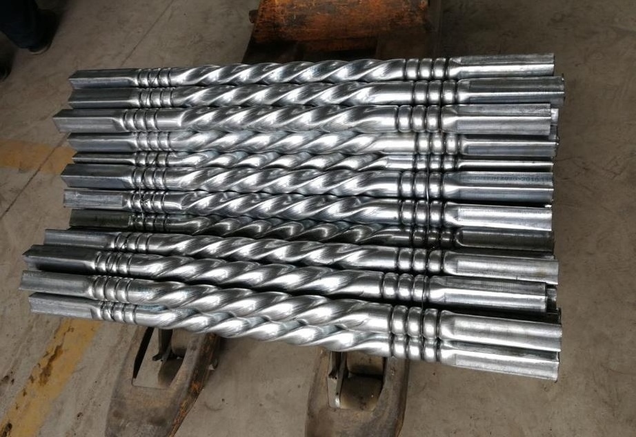 Metal Pipe Twisting Machine Decorative Metal Tube Design Swaging Machinery