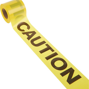 Custom underground detective warning tape marker tracer tape magnetic caution tape stainless steel wire