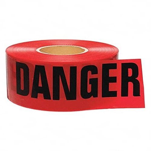 Free Sample Underground Detectable Buried Danger Caution Tape Yellow Barrier Safety Cordonning Tape Signalling PE Warning Tape