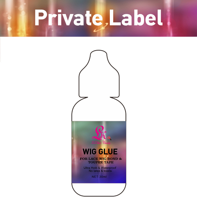 Wholesale watermelon scent lace glue Water proof Extreme Hold Invisible Hair Glue Private Label clear Glue For Wigs