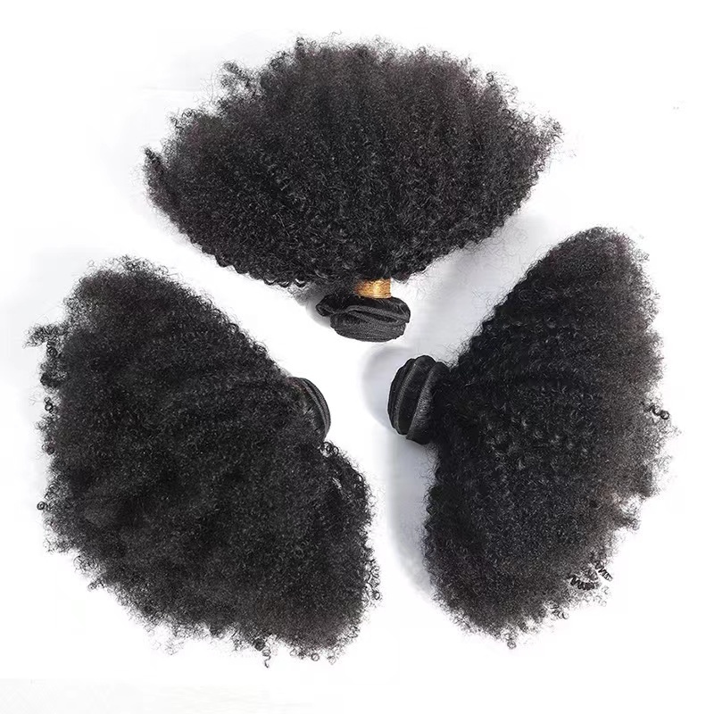 Cheap 100% Raw 10A Mink Virgin Brazilian Cuticle Aligned Human Hair Bundles Vendors With Lace Closure afro kinky curly hair