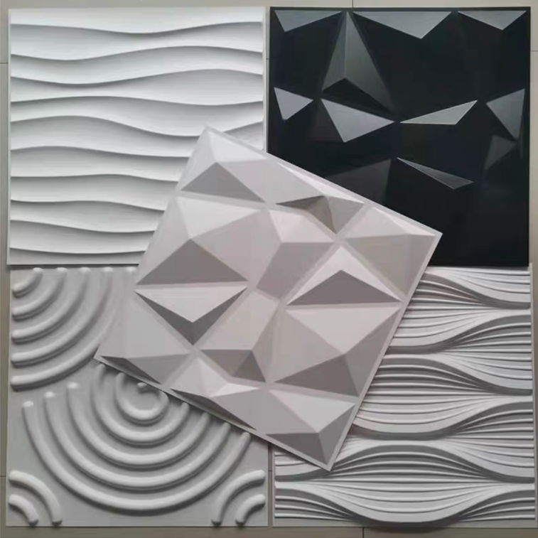 Hot selling PVC material 3D wall panel waterproof wall panel art decoration 3D Wallpaper