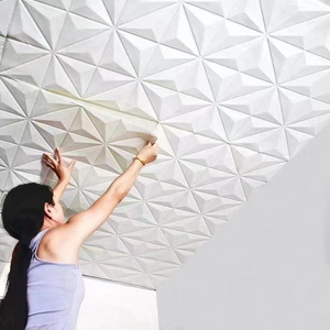 White 3D ceiling stickers, wall stickers, self-adhesive wholesale