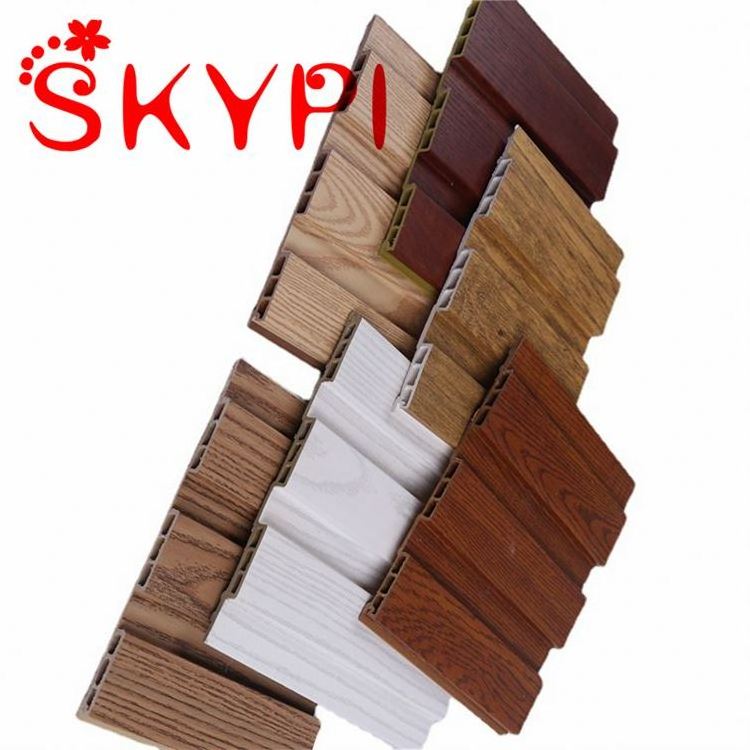 Slat Wood Fiber Shaped Extrusion Wpc Wall Panel