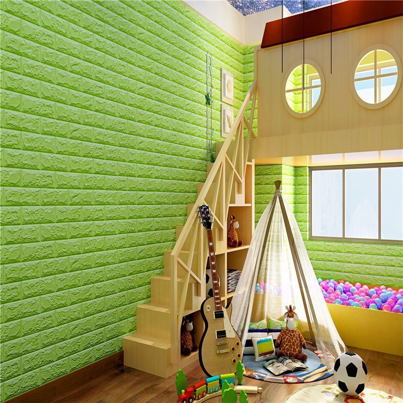 3d papel pintado/flexible wall tile 3d relief brick wallpaper