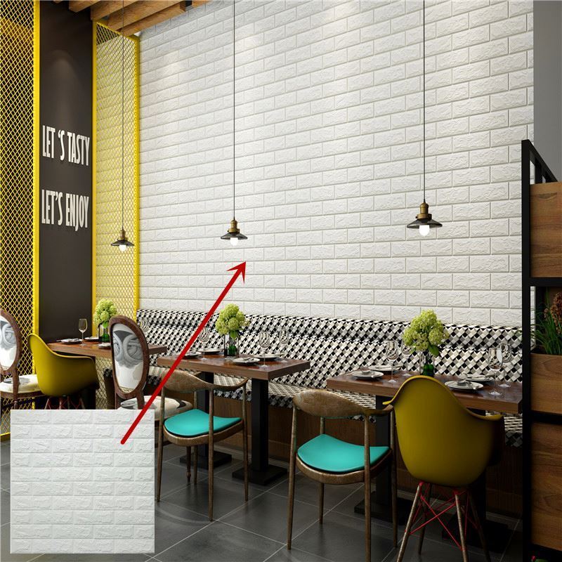 Foam Wallpaper Sticker Brick Pattern Wallpaper/waterproof Kitchen 3D Pvc 3d Wall Panel Modern Lili Wall Coating Modern