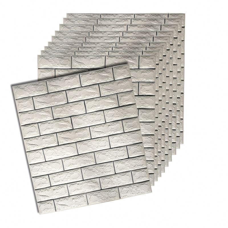 foam faux brick wall covering fake rock wall panels,jual wallpaper foam brick 3d 3d brick wallpaper