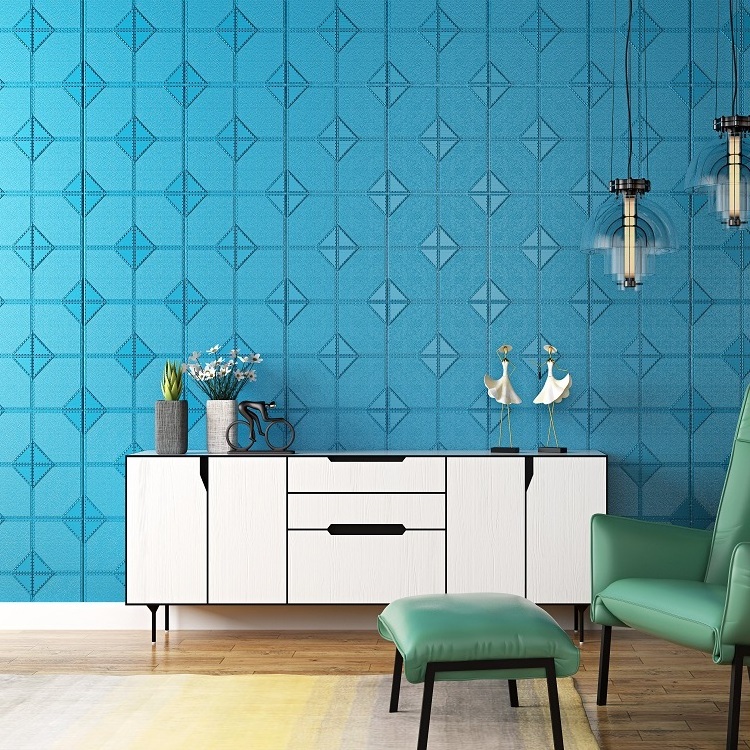 3D Foam Wall Wallpaper Decor  Easy To Clean Wallpaper Murals Peel And Stick Wall Murals