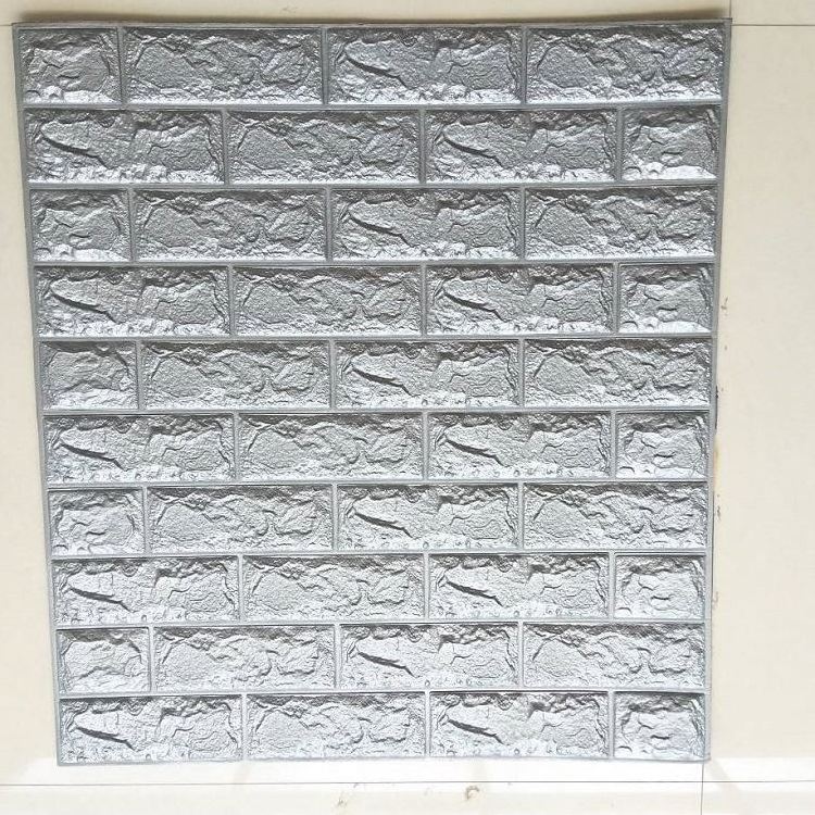 Factory Directly Supply Brick Pattern Xpe Foam  3D Wallpaper Diy Wall Self Adhesive Tiles For Wall