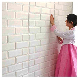 3D Modern Fashion Brick Wallpaper Peelable Wallpaper Borders Peel N Stick Wallpaper Borders