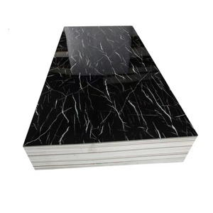 1220mm*2440mm uv board pvc marble sheet decorative plastic wall panels