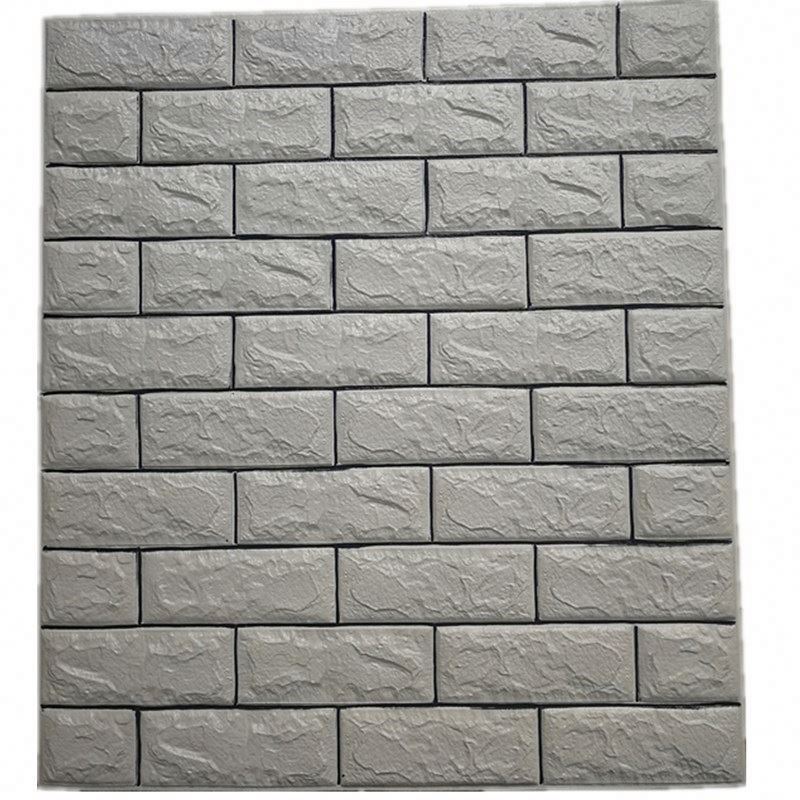 High Quality Ceiling 3D Foam Brick Wallpaper Living Room Wall Paper