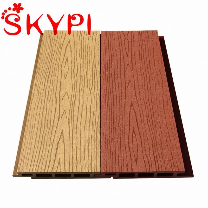 Diy New Design Upvc Sheets Exterior Decorative Wall Screen Panels Faux Wood Wall Covering