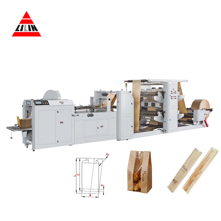 LMD-400 Fully Automatic Kraft bread Paper Bag Making Machine For V Bottom Bags sac kraft paper bag maker ce