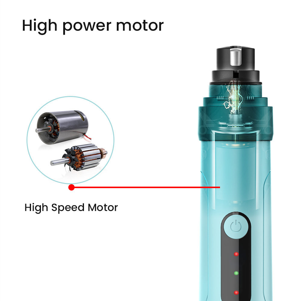 High Speed Electric Dog Nail Clippers Cat Dog Nail Grinder Rechargeable Pet Nail Grinder For Dog