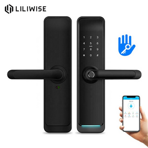 Cerradura Inteligente Hot sell Home Waterproof Alexa  Fingerprint Electronic Gate Ttlock App Smart Lock