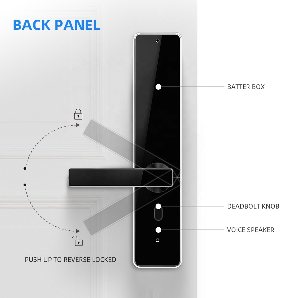 Fingerprint Door Lock Smart Digital Alarm System Door Lock With WiFi and BLE