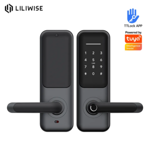 Liliwise Tuya App TTLock WiFi Keyless Digital Biometric Fingerprint Door Lock Waterproof Cerradura Inteligente Smart Door Lock