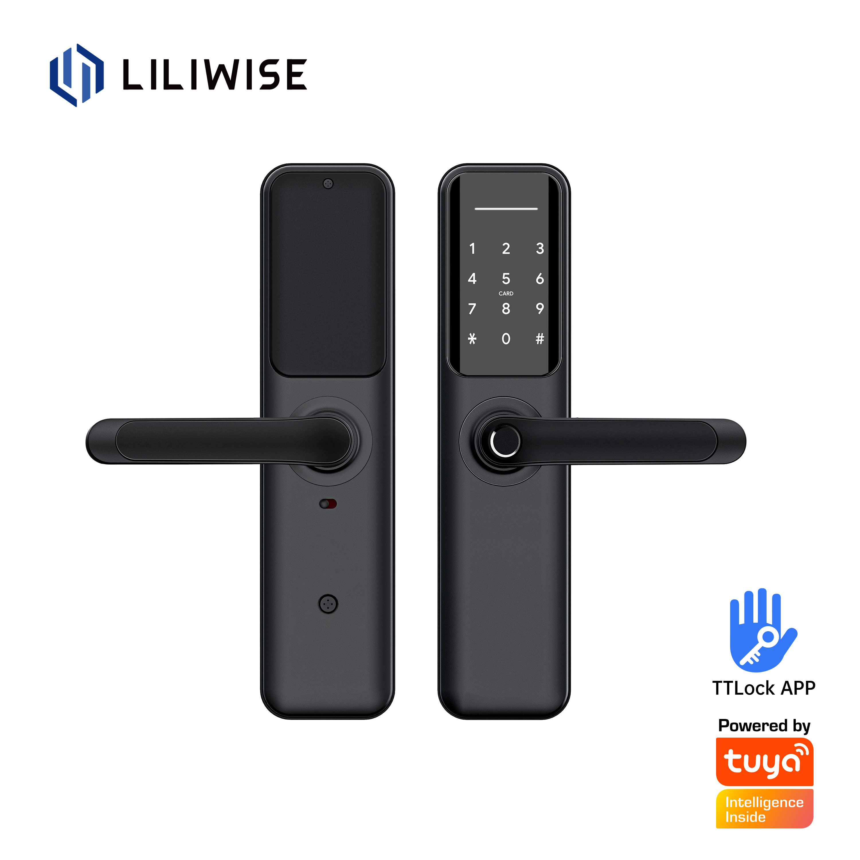 Liliwise Cerradura Inteligente Wholesale Bluetooth Digital Door Lock WIFI TTlock Tuya APP Password Fingerprint Smart Locks