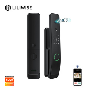 Liliwise Face Recognition Door Lock TUYA WiFi Lock Fully Automatic Push Pull Camera Door Lock with Doorbell