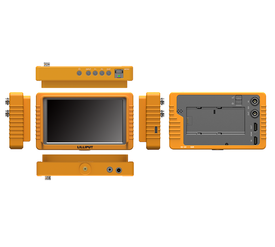 LILLIPUT New with SDI and HDMI cross conversion 5 inch tft monitor lcd camera monitor