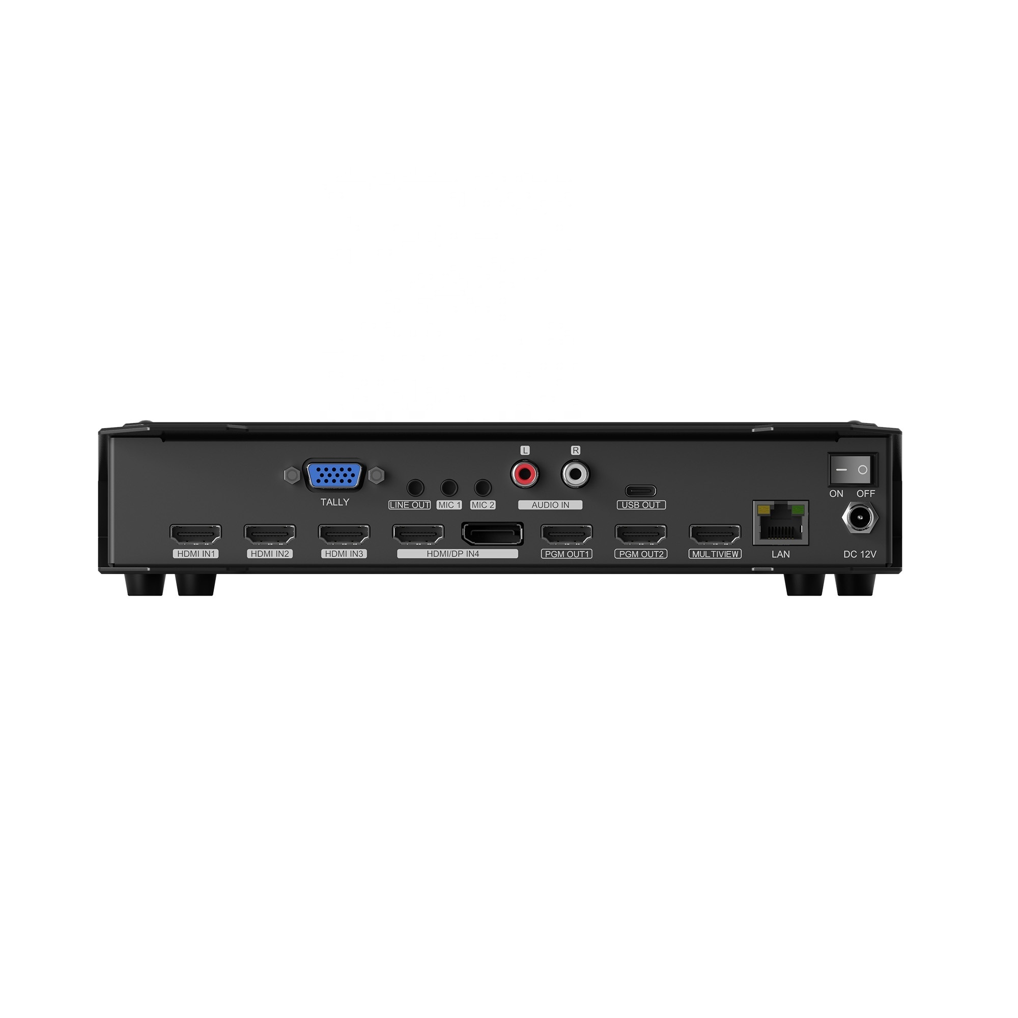 HVS0401U NEW 5-CH Switcher 4 HMDI 1 DP OBS Live Streaming Avmatrix Video Switcher with HDMI Multiview