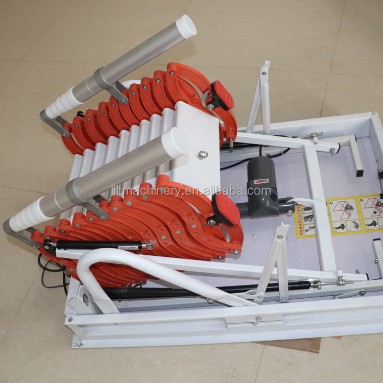 Electric Aluminum Folding Hydraulic Safety Step Garret Ladder