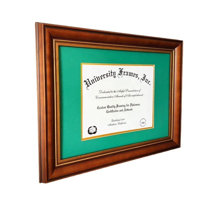 Certificate Frame A4 Document Multi-color Graduation Diploma Frame Wood A4 Certificate Wooden Frame