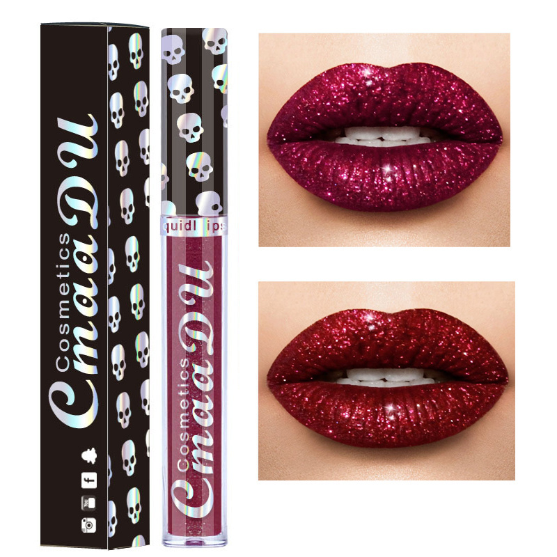 Wholesale Vegan Shimmer Glitter Lip Gloss Cheap Price Matte Metallic Liquid Lipstick Private Label