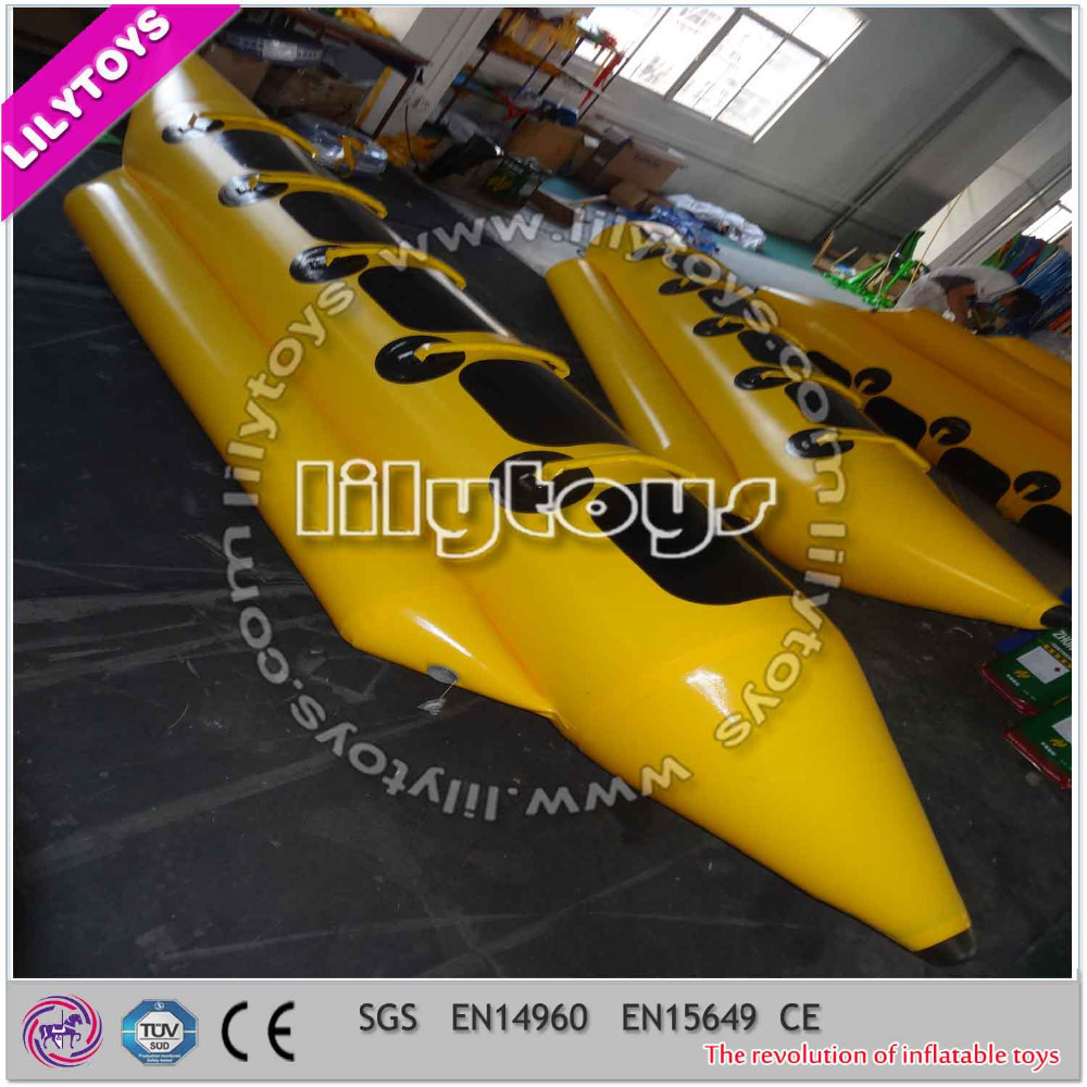 sea aqua park inflatable water banana floating boat for sale