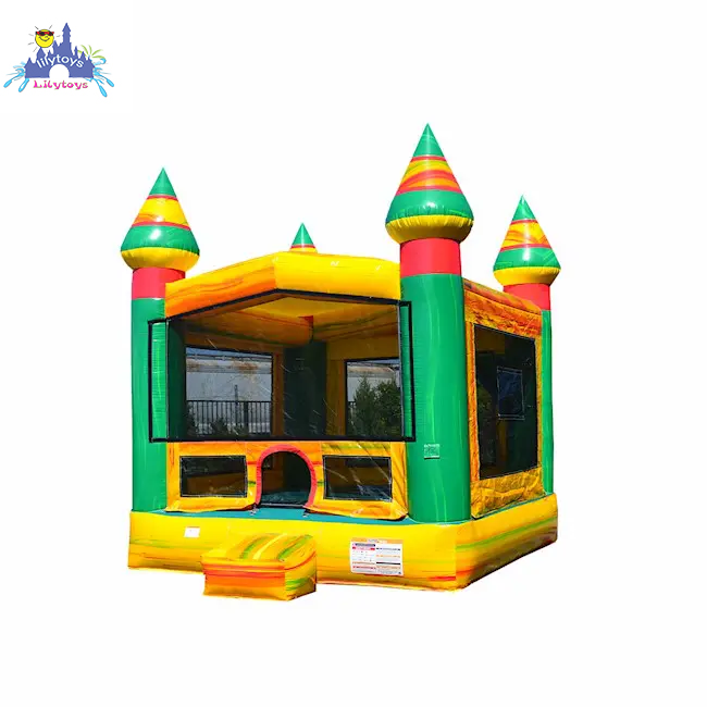 Lilytoys Wholesale 13x13 Custom PVC Backyard Jumping Moon Inflatable Bouncer Commercial Bouncy House Castle Bounce House