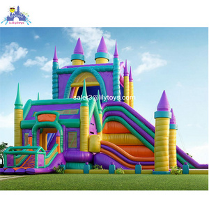 Lilytoys Wholesale Inflat Jumping Kids Giant Inflatable Bounce House Commercial Bouncy Castle with Slide Combo