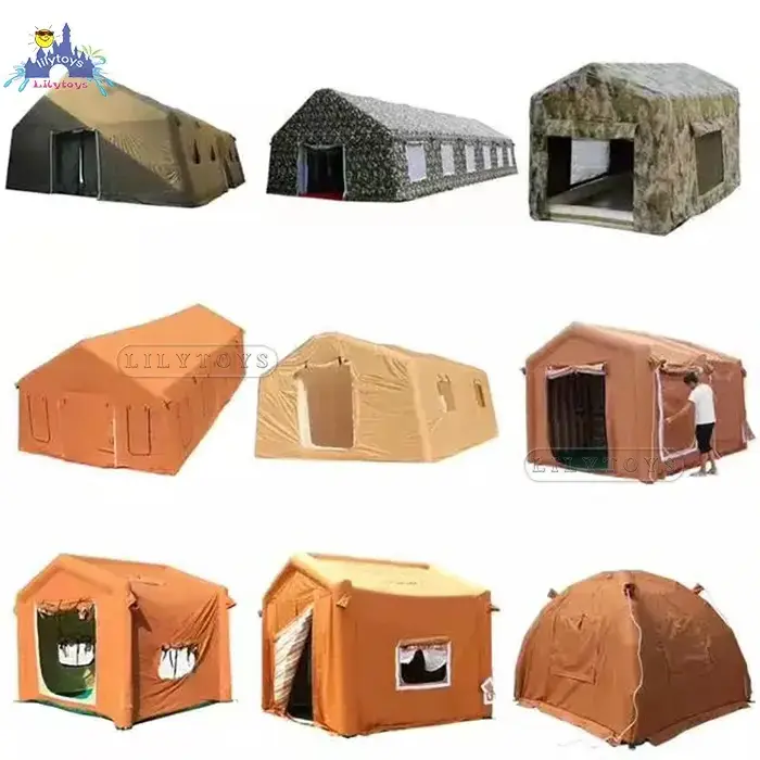 Inflatable Medical Party Camping Tent For Camping Outdoor Waterproof Air Tight Inflatable Travel Tent For Factory Price