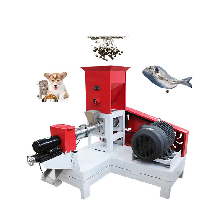 Lm40 Fish Feed Pellet Making Machine Electric Floating Fish Feed Processing Machine 40~60kg/H Farm Use 2023 Fish Feed Extruder