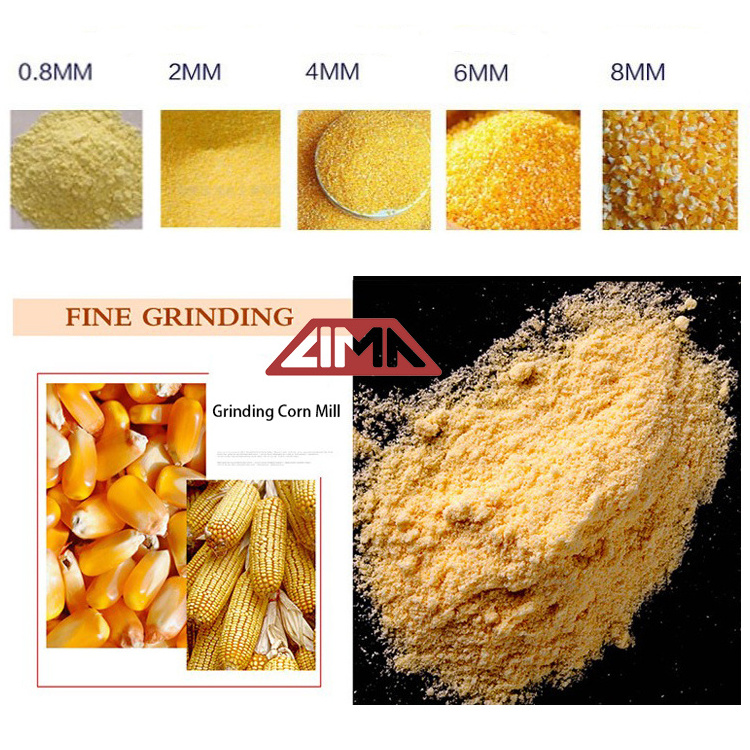 250-500kg/h output Family use disk wheat mini flour mill machine