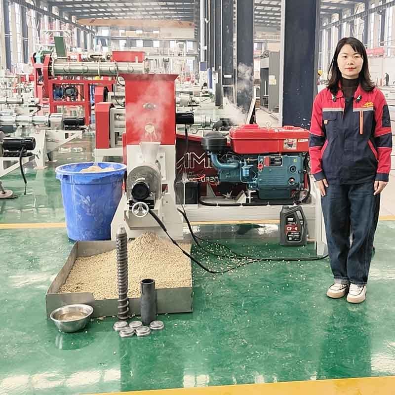 LIMA Diesel Engine Small Fish Animal Chicken Feed Processing Machines Pallet Making Granule Press Pellet Granulation Pelletizer