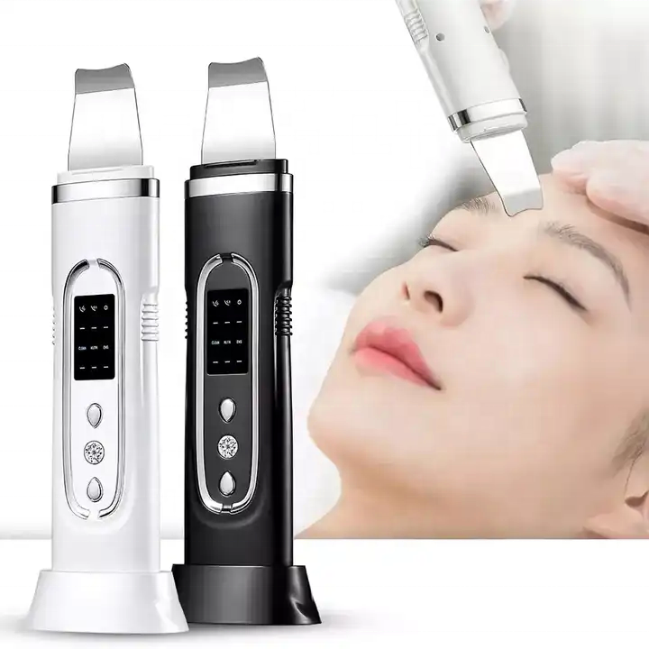 2024 New arrival Ems Vibration Face Spatula Peel Facial Peeling Skin Care Cleaner Sonic Spatula Ultrasonic Skin Scrubber