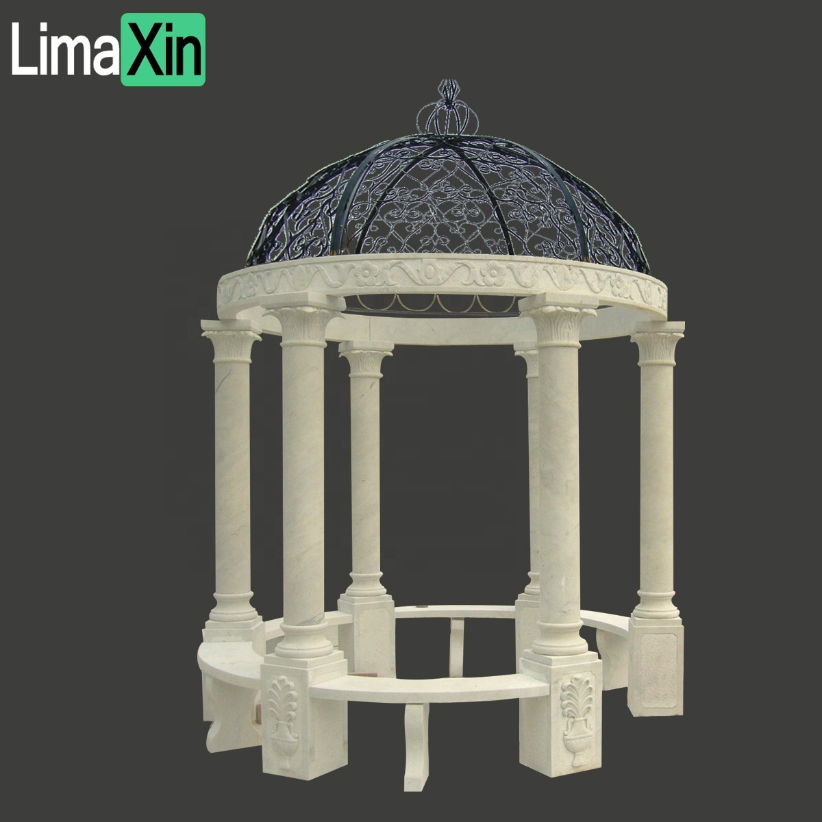 Customized stone gazebo garden decorative marble gazebo pergola exterior marble gazebo